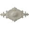 Ekena Millwork Quentin Ceiling Medallion, Hand-Painted Pot of Cream Crackle, 23 1/2"W x 12 1/4"H x 1 1/2"P CM23RO1PCC - alternate 1